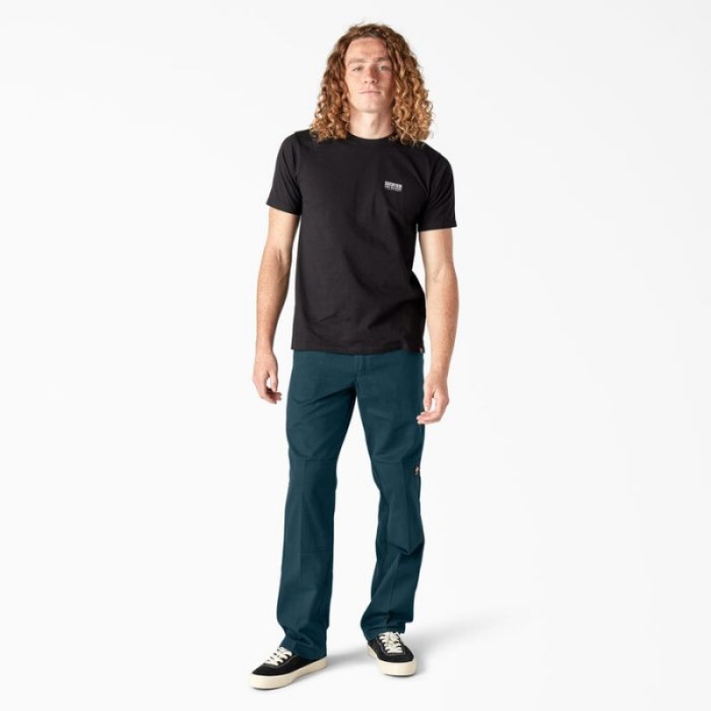 Dickies Dickies Skateboarding Regular Fit Double Knee Pants Reflecting Pond | OGQQ7163