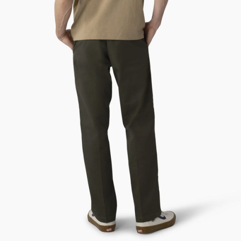 Dickies Dickies Skateboarding Regular Fit Double Knee Pants Masline Verzi Verzi | QWML3089