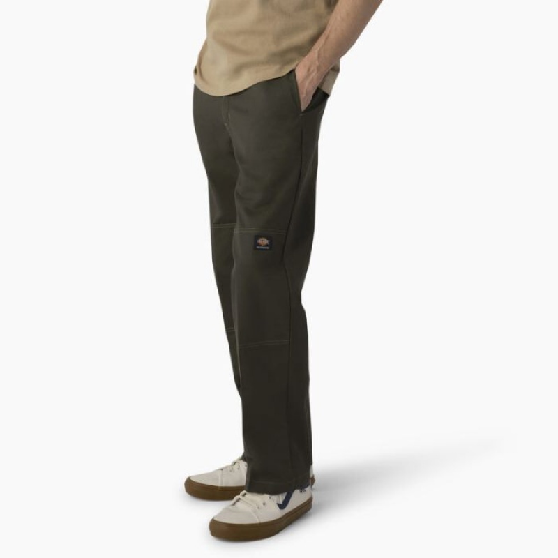 Dickies Dickies Skateboarding Regular Fit Double Knee Pants Masline Verzi Verzi | QWML3089