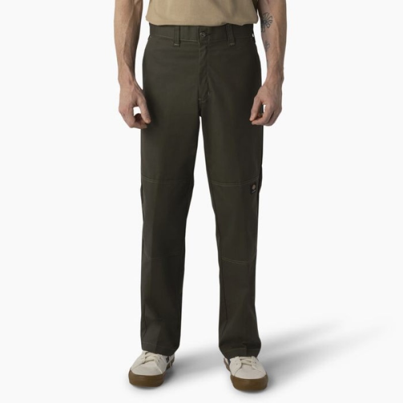 Dickies Dickies Skateboarding Regular Fit Double Knee Pants Masline Verzi Verzi | QWML3089