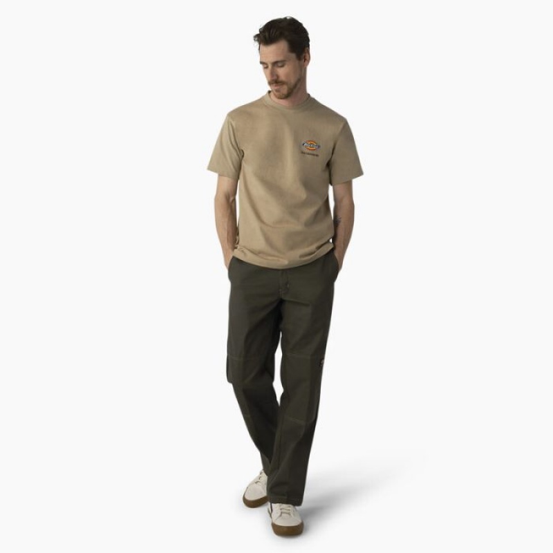 Dickies Dickies Skateboarding Regular Fit Double Knee Pants Masline Verzi Verzi | QWML3089