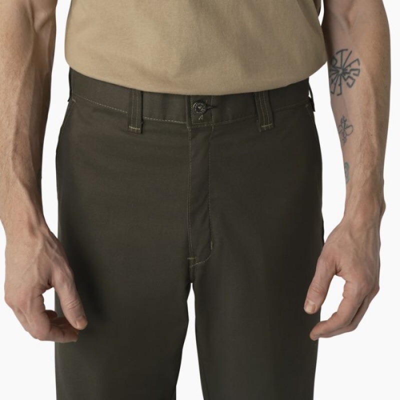 Dickies Dickies Skateboarding Regular Fit Double Knee Pants Masline Verzi Verzi | QWML3089