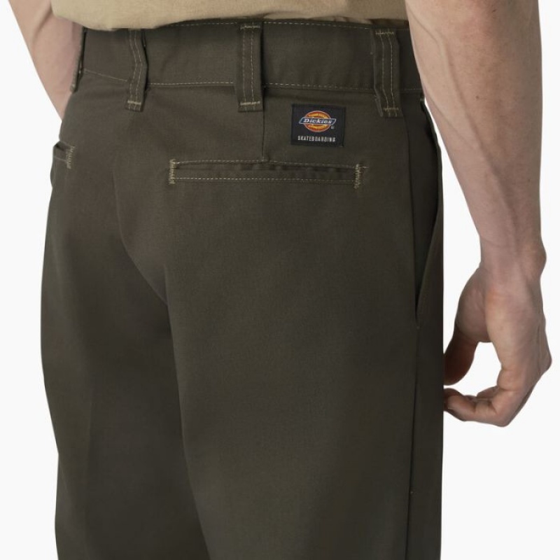 Dickies Dickies Skateboarding Regular Fit Double Knee Pants Masline Verzi Verzi | QWML3089