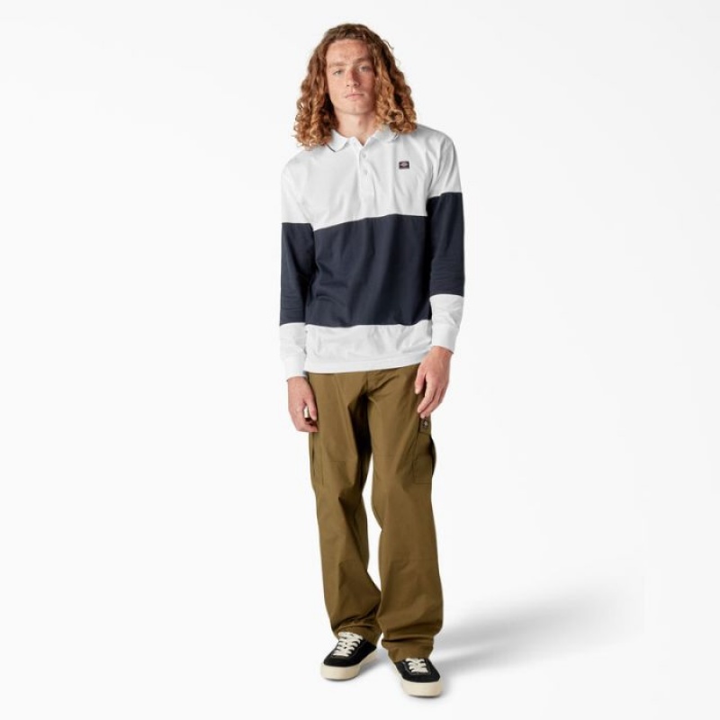 Dickies Dickies Skateboarding Rugby Polo Albi | ZRER3937