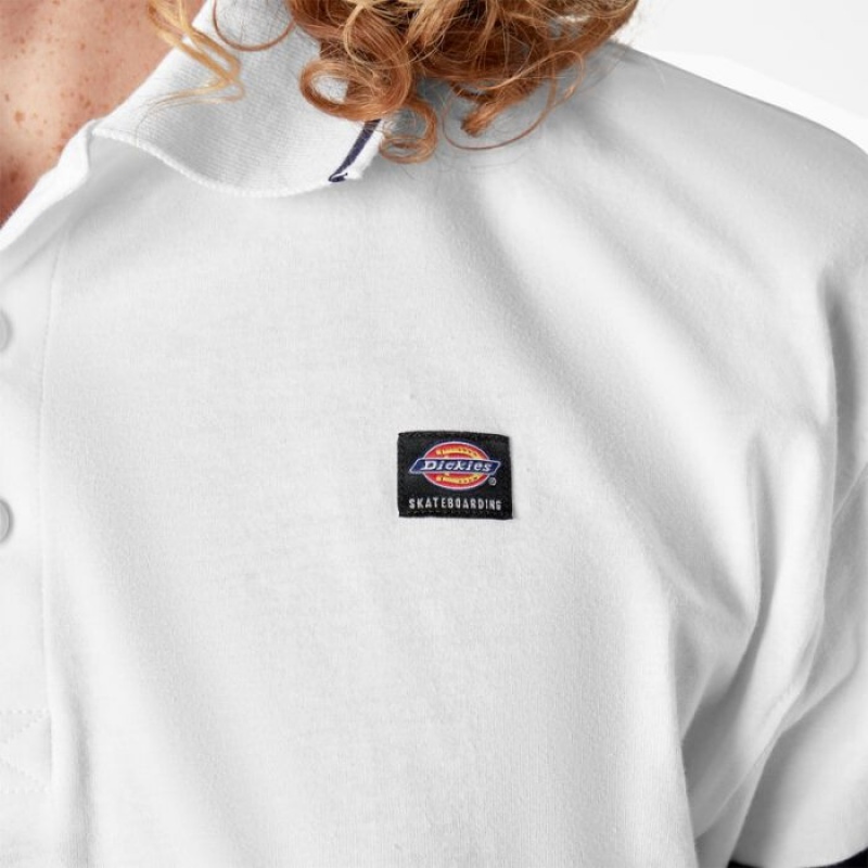 Dickies Dickies Skateboarding Rugby Polo Albi | ZRER3937