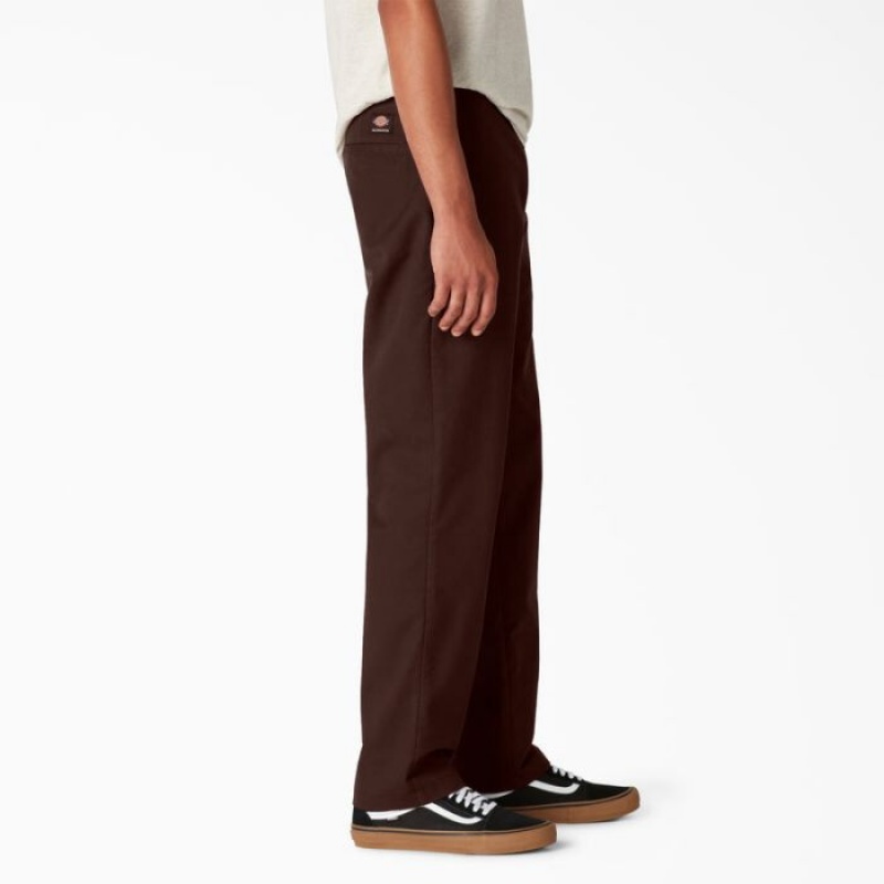 Dickies Dickies Skateboarding Slim Fit Pants Ciocolata Maro | MBRA6896