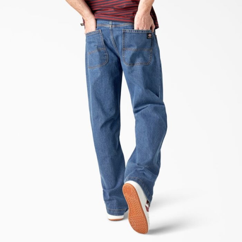 Dickies Dickies Skateboarding Wingville Loose Fit Jeans Albastri | RVMX8577