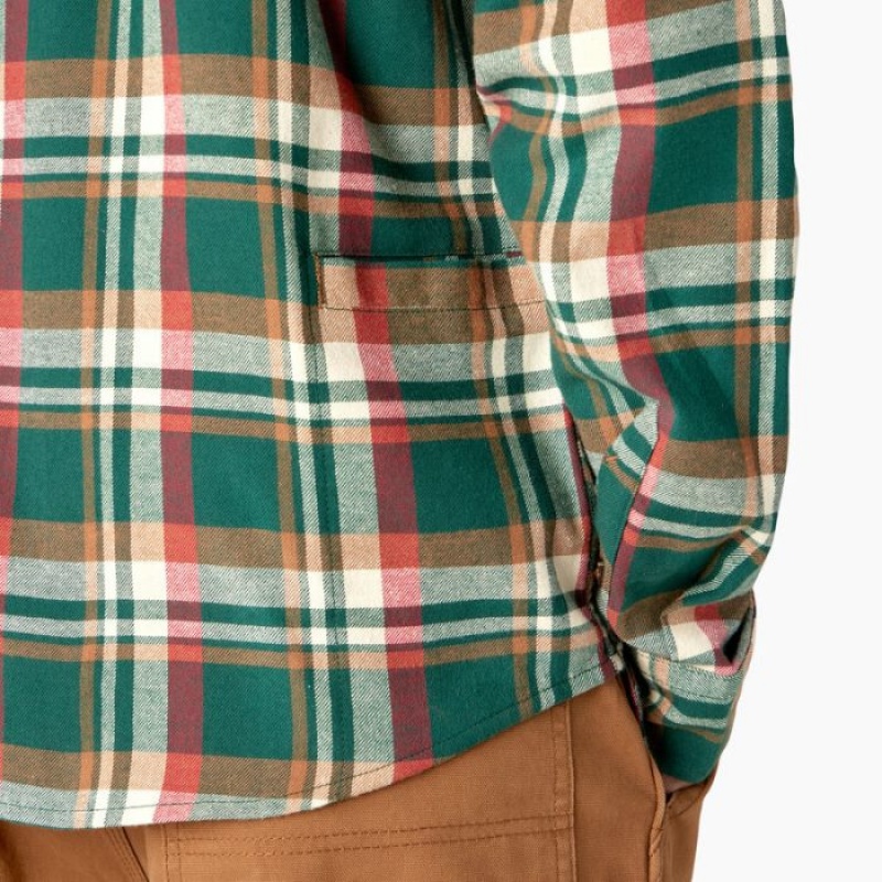 Dickies Dickies x Jameson Flannel Shirt Verzi | WHJV8176