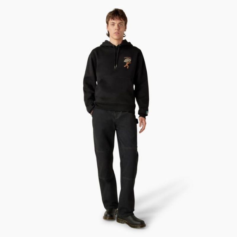 Dickies Dickies x Jameson Grafice Hoodie Negrii | JXLM0576