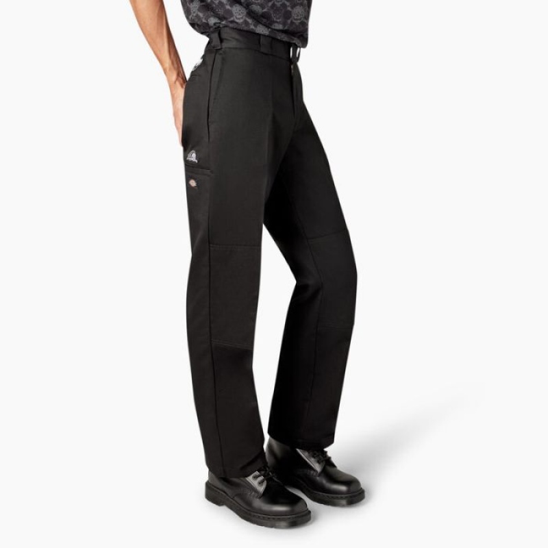 Dickies Dickies x Lurking Class Regular Fit Double Knee Pants Negrii | OHUP0671