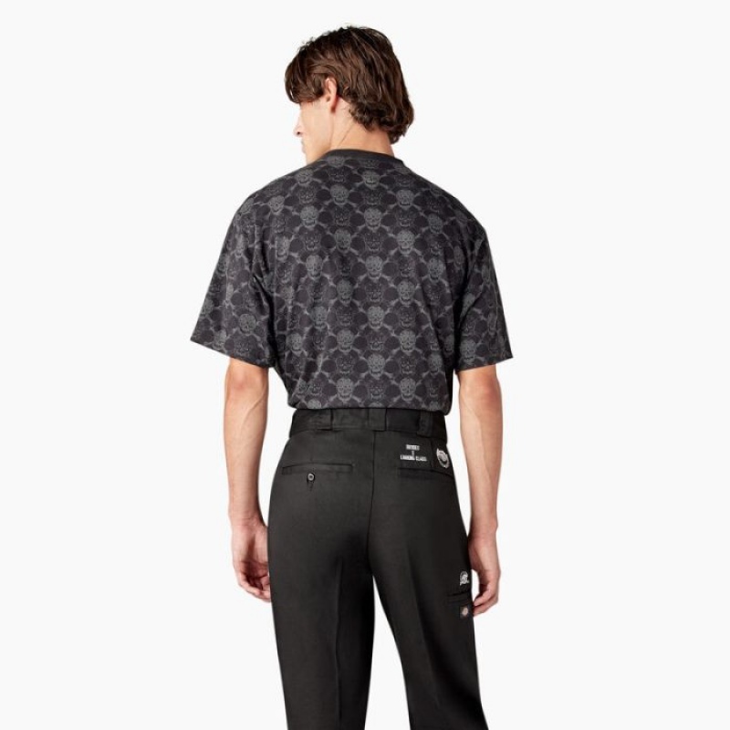 Dickies Dickies x Lurking Class Regular Fit Double Knee Pants Negrii | OHUP0671