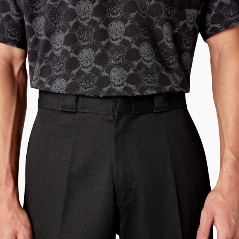 Dickies Dickies x Lurking Class Regular Fit Double Knee Pants Negrii | OHUP0671