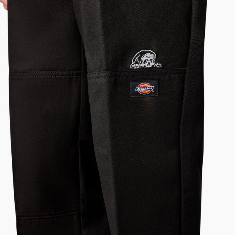 Dickies Dickies x Lurking Class Regular Fit Double Knee Pants Negrii | OHUP0671
