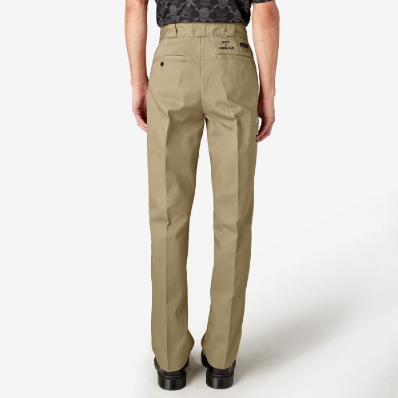 Dickies Dickies x Lurking Class Regular Fit Double Knee Pants Kaki | NOPE1404
