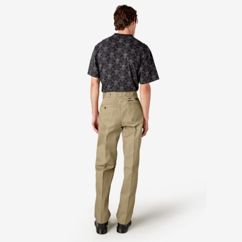 Dickies Dickies x Lurking Class Regular Fit Double Knee Pants Kaki | NOPE1404