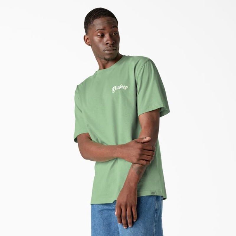 Dickies Dighton Grafice T-Shirt Verzi | PPFN3356