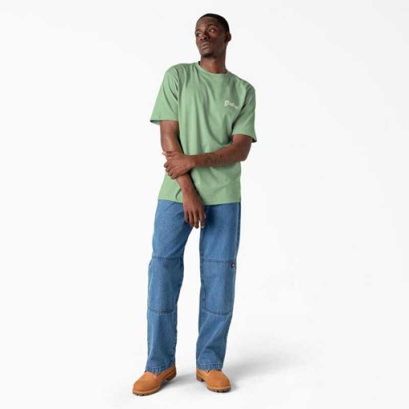 Dickies Dighton Grafice T-Shirt Verzi | PPFN3356