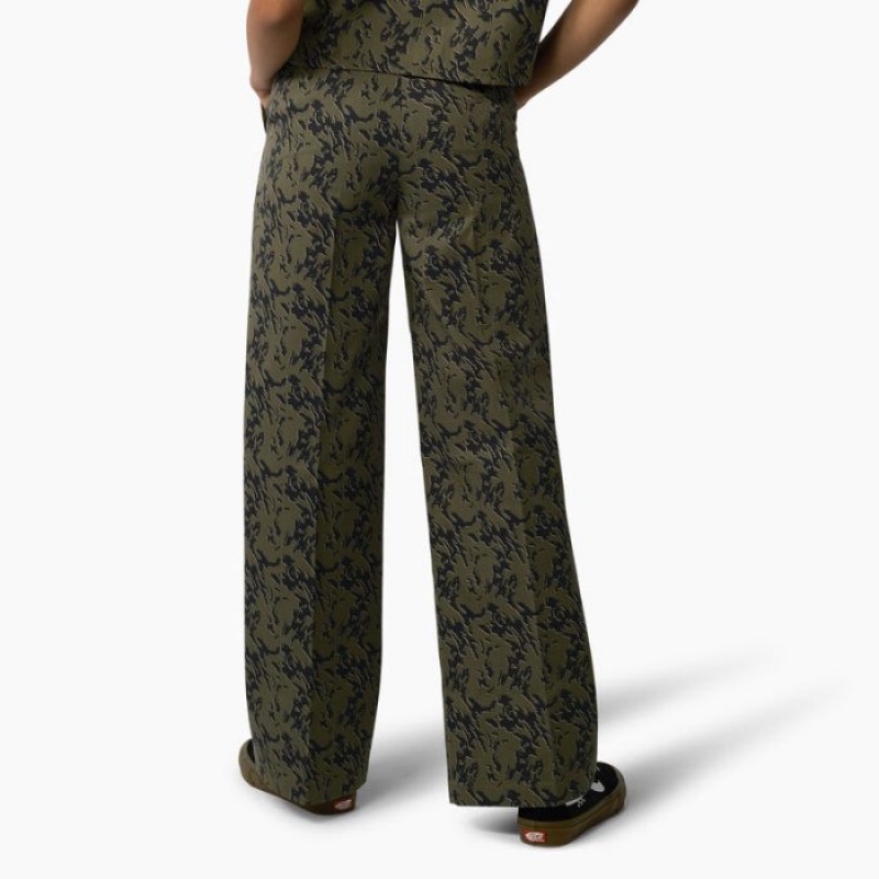 Dickies Drewsey High Rise Largi Leg Pants Regular | XWCZ9218