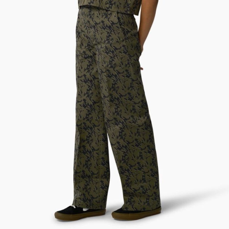 Dickies Drewsey High Rise Largi Leg Pants Regular | XWCZ9218