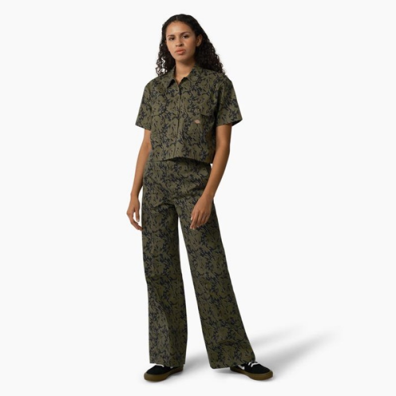Dickies Drewsey High Rise Largi Leg Pants Regular | XWCZ9218