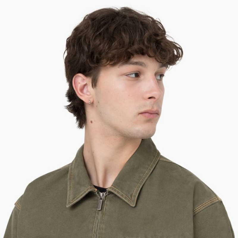 Dickies Duck Contrast Stitch Jacket Verzi | KHXD7964