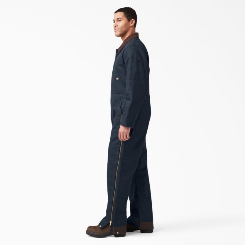 Dickies Duck Insulated Coveralls Bleumarin | HJTZ4972