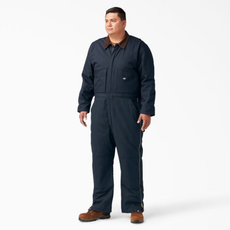 Dickies Duck Insulated Coveralls Bleumarin | HJTZ4972