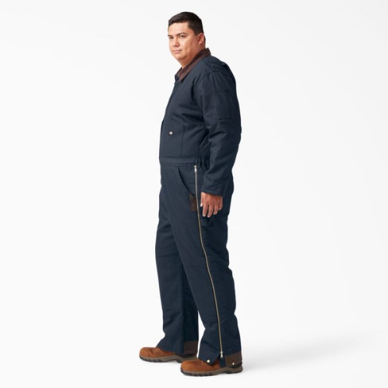Dickies Duck Insulated Coveralls Bleumarin | HJTZ4972