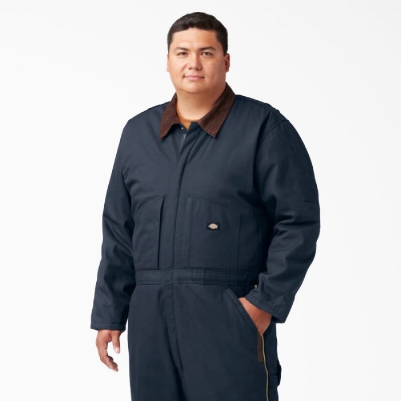 Dickies Duck Insulated Coveralls Bleumarin | HJTZ4972