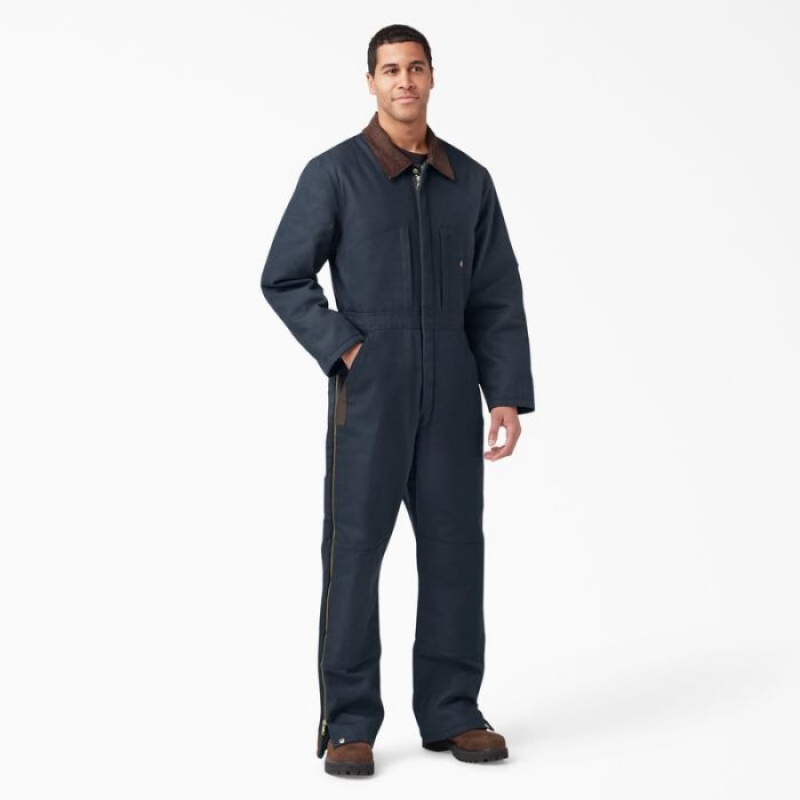 Dickies Duck Insulated Coveralls Bleumarin | HJTZ4972