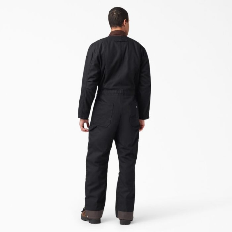 Dickies Duck Insulated Coveralls Negrii | NVME0706