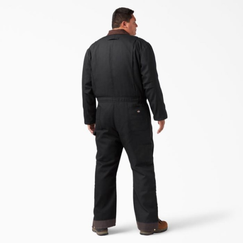Dickies Duck Insulated Coveralls Negrii | NVME0706