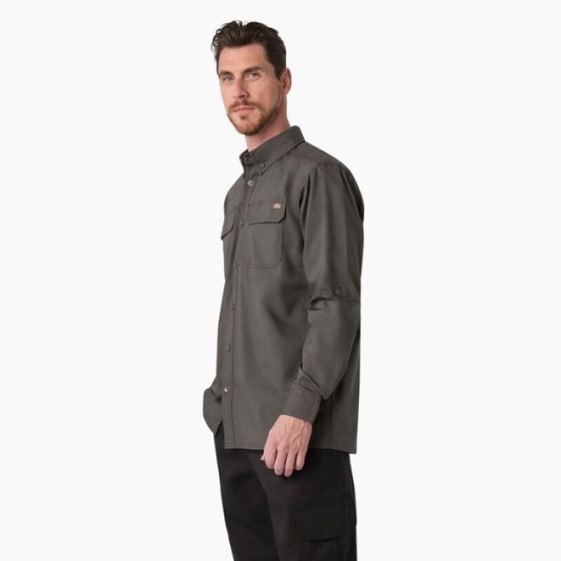 Dickies DuraTech Ranger Ripstop Shirt Gri | RXZB3472