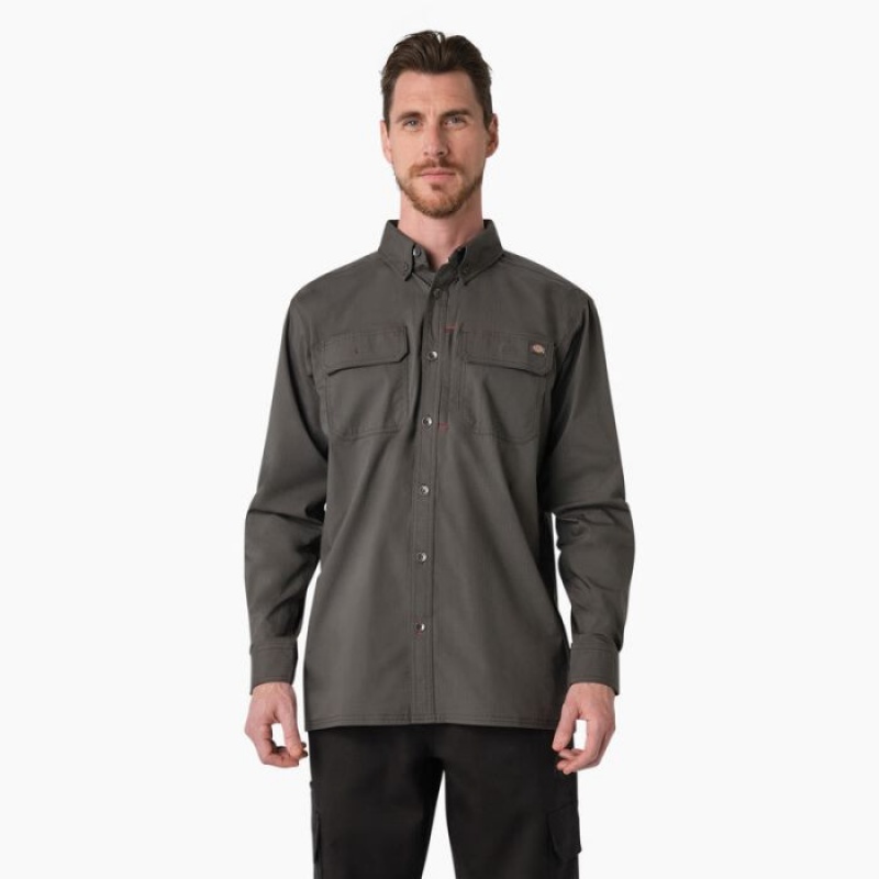Dickies DuraTech Ranger Ripstop Shirt Gri | RXZB3472