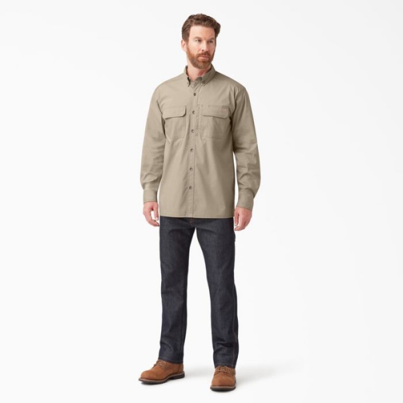 Dickies DuraTech Ranger Ripstop Shirt Maro | WBRA8984