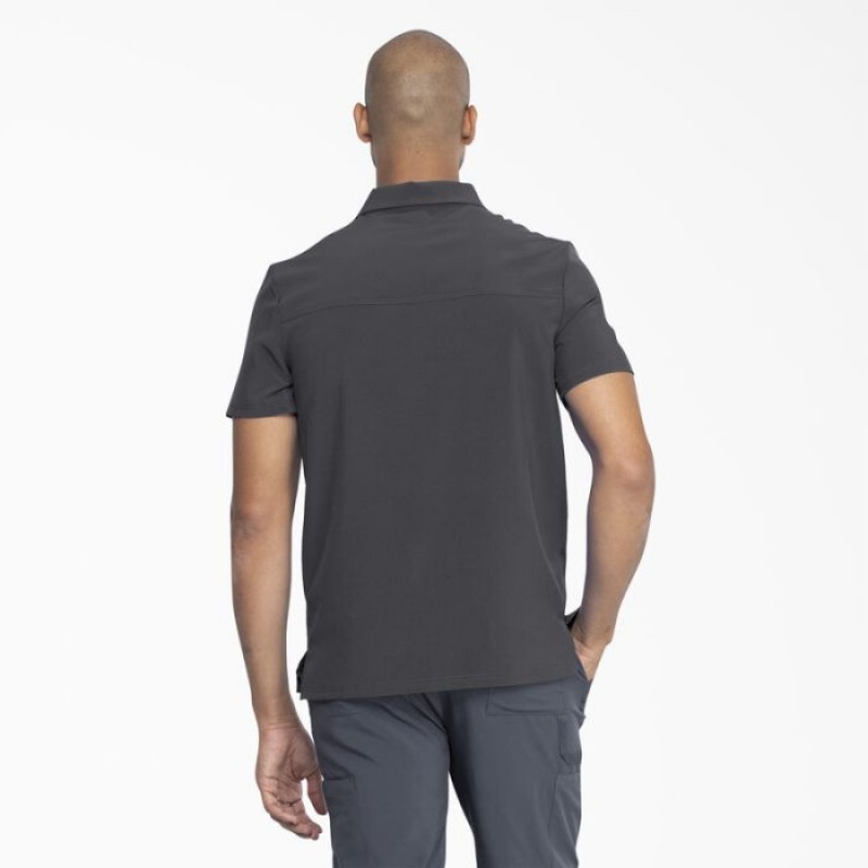 Dickies EDS Essentials Medical Polo Shirt Albastri Gri | TALB3112