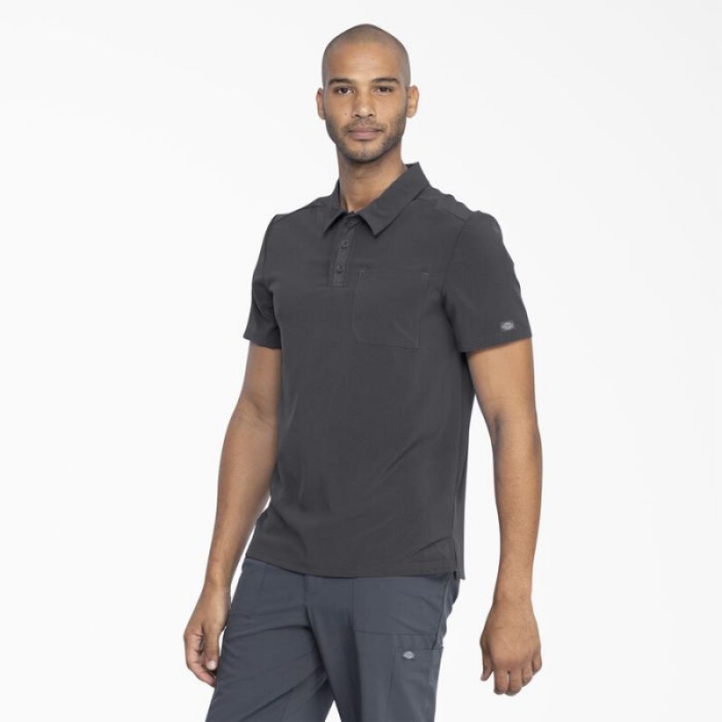 Dickies EDS Essentials Medical Polo Shirt Albastri Gri | TALB3112