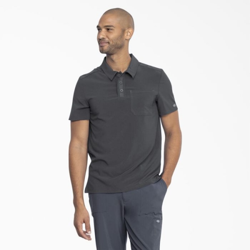 Dickies EDS Essentials Medical Polo Shirt Albastri Gri | TALB3112