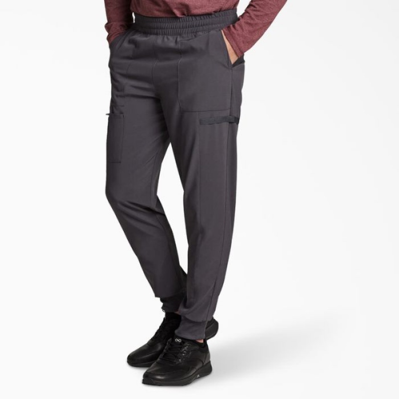 Dickies EDS Essentials Mid-High Rise Jogger Scrub Pants Albastri Gri | GIAO8848