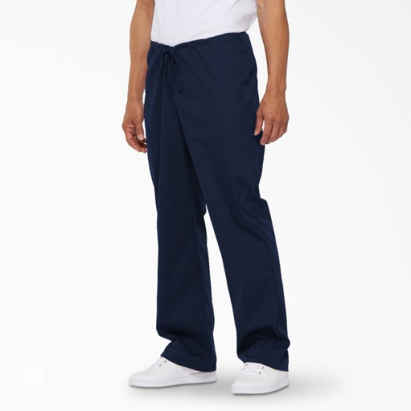 Dickies EDS Signature Scrub Pants Bleumarin Albastri | JALU6872