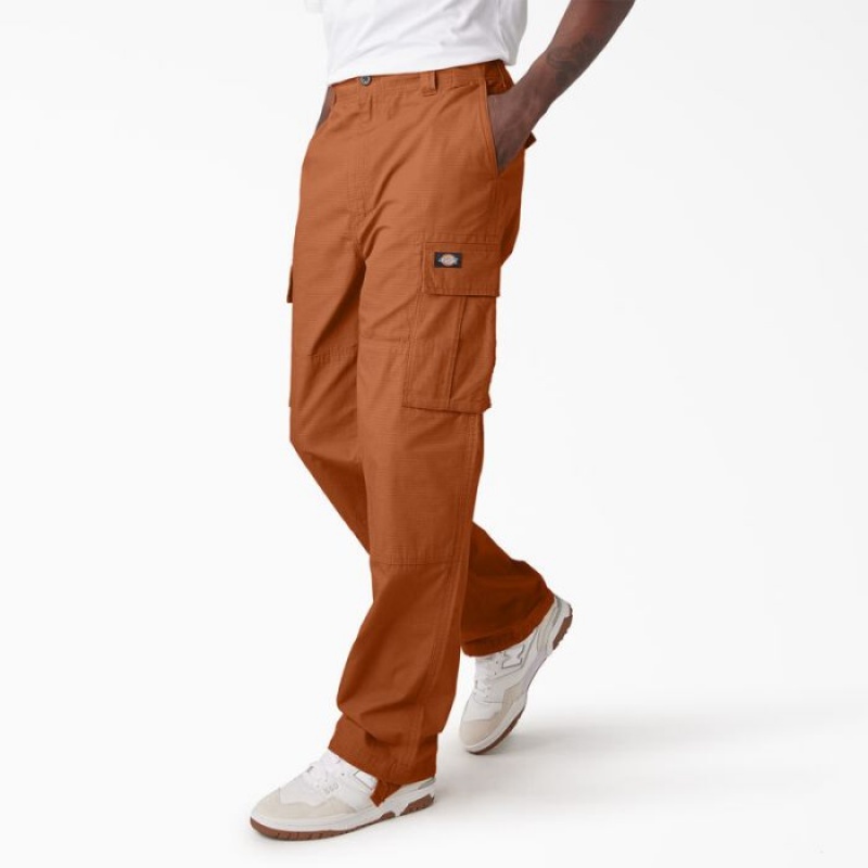 Dickies Eagle Bend Relaxed Fit Double Knee Cargo Pants Maro | GVXX3259