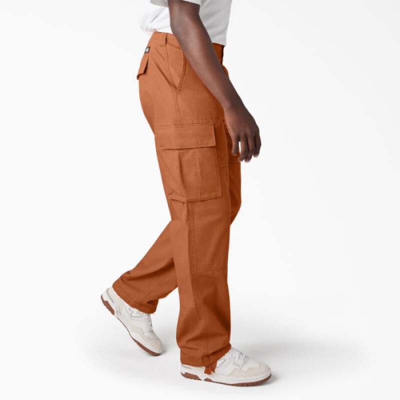 Dickies Eagle Bend Relaxed Fit Double Knee Cargo Pants Maro | GVXX3259