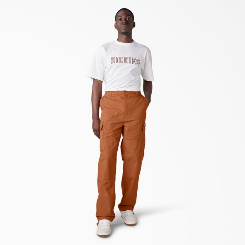 Dickies Eagle Bend Relaxed Fit Double Knee Cargo Pants Maro | GVXX3259