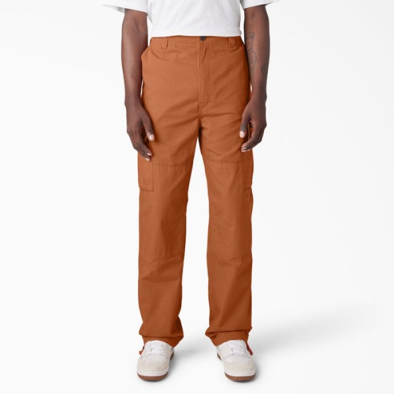 Dickies Eagle Bend Relaxed Fit Double Knee Cargo Pants Maro | GVXX3259
