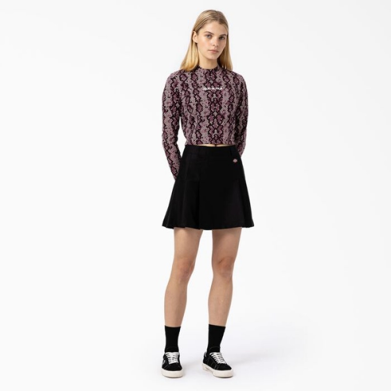Dickies Elizaville Skirt Negrii | IWQF0805