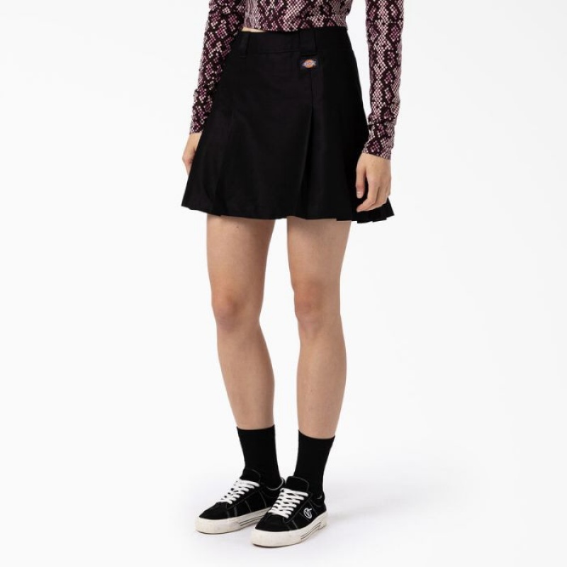 Dickies Elizaville Skirt Negrii | IWQF0805