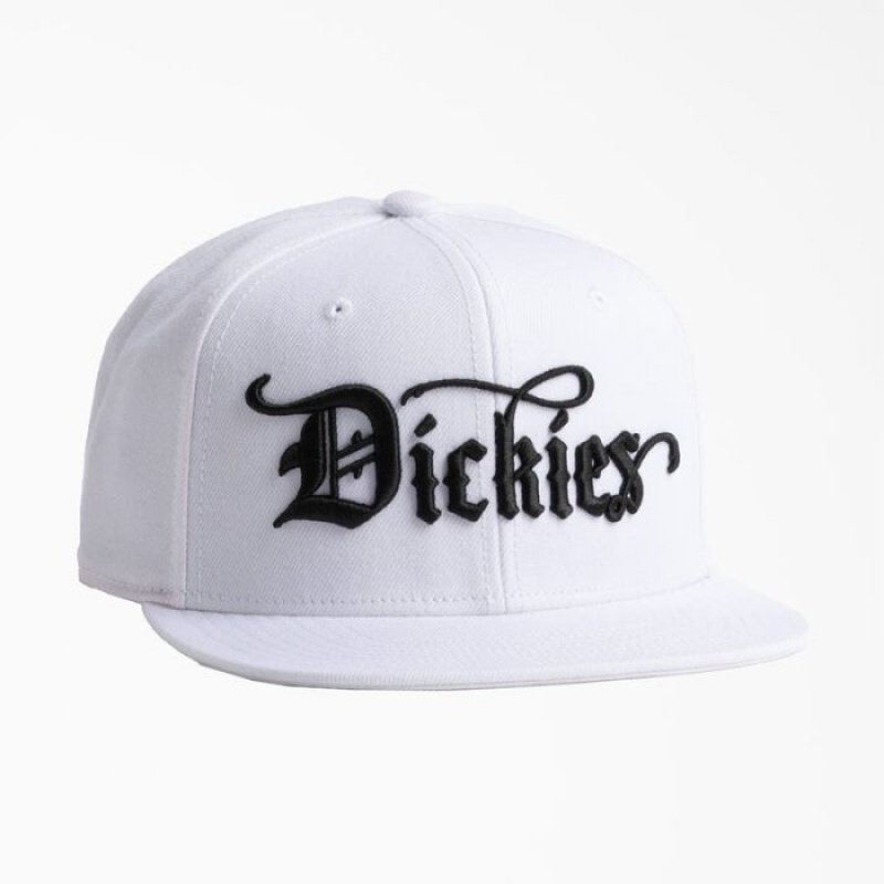 Dickies Embroidered Plati Brim Hat Albi | BYKN1085