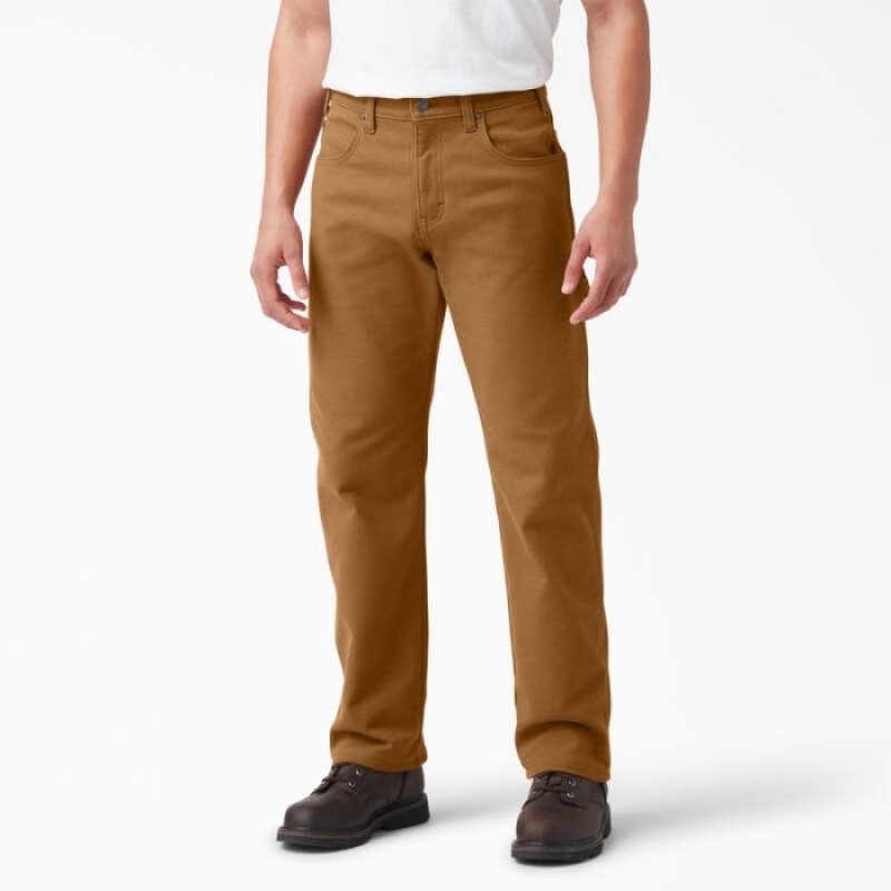 Dickies FLEX Captusite Regular Fit Duck Carpenter Pants Maro | QUXT7708