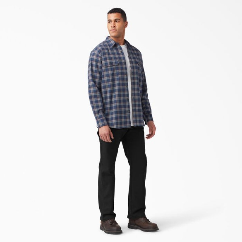 Dickies FLEX Captusite Regular Fit Duck Carpenter Pants Negrii | DGIY5700