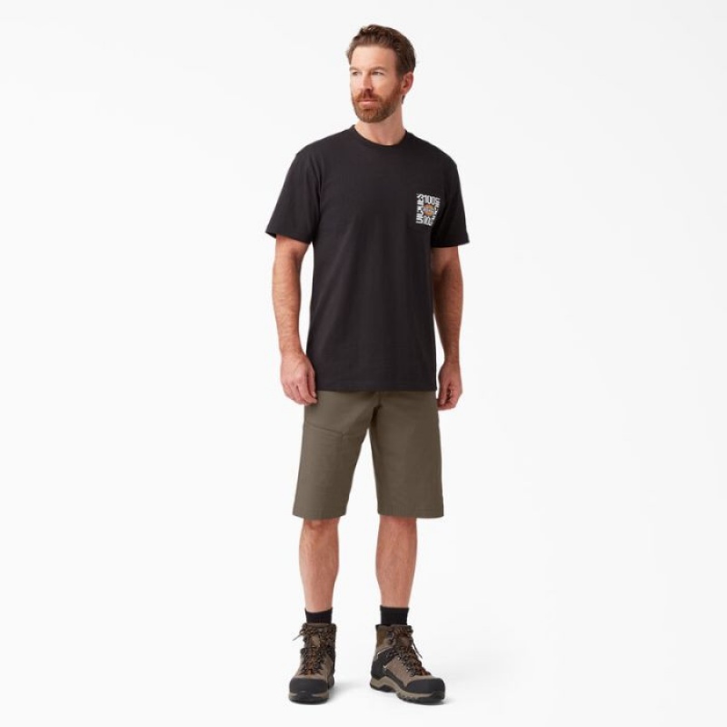 Dickies FLEX Cooling Regular Fit Utility Shorts, 13